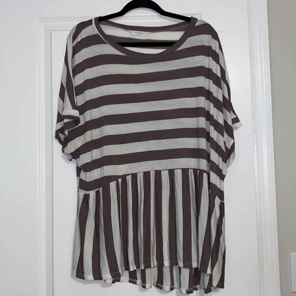 Plus size casual shirt